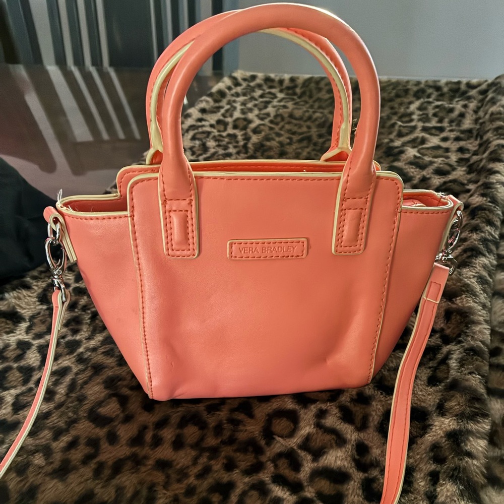 Vera Bradley Mini Bag in Vibrant Coral